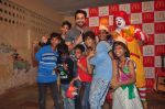 Ayushmann Khurrana and Ronald McDonald celebrate No TV Day with children from Catherine of Sienna School and Orphanage in Mumbai on 29th May 2015
